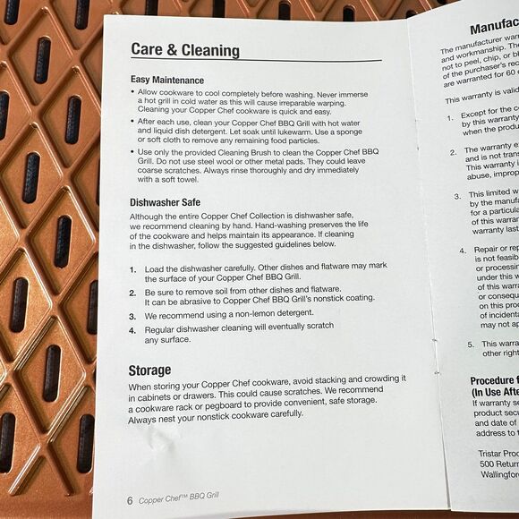 COPPER CHEF X- Design Barbecue Pan 12”x 18”  New - Picture 7 of 11